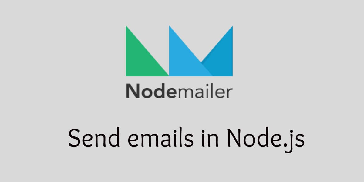 How to send Email with attachments in Node.js using Nodemailer